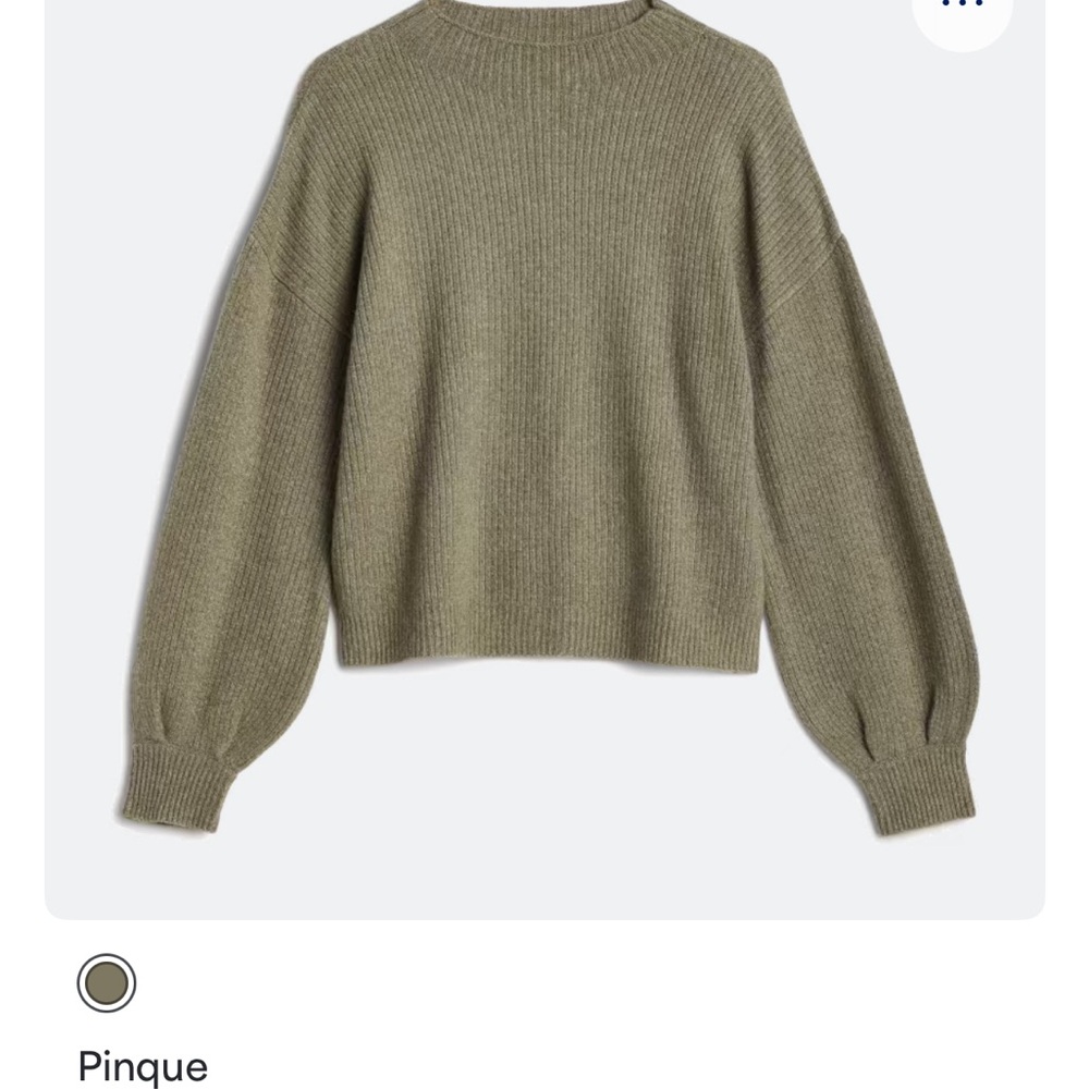 Olive Green Women's Sweater - L